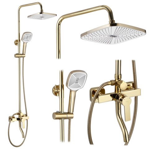 ZESTAW NATRYSKOWY MY2021-77G ARGUS ZŁOTY