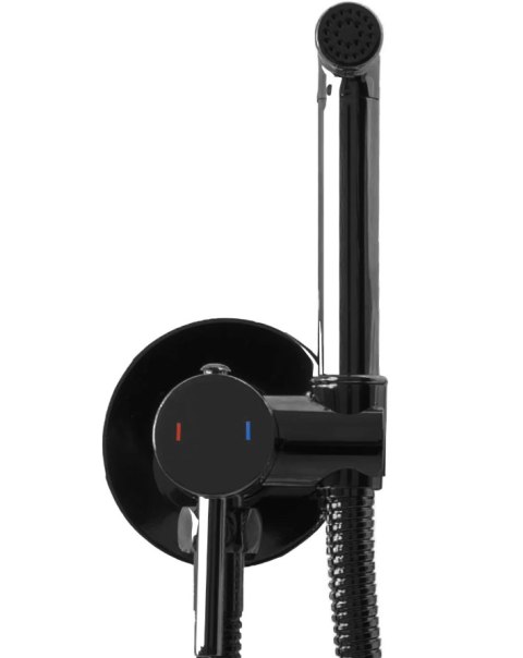 BATERIA BIDETOWA PODTYN LOOP LUNGO CZARNA METALICZ