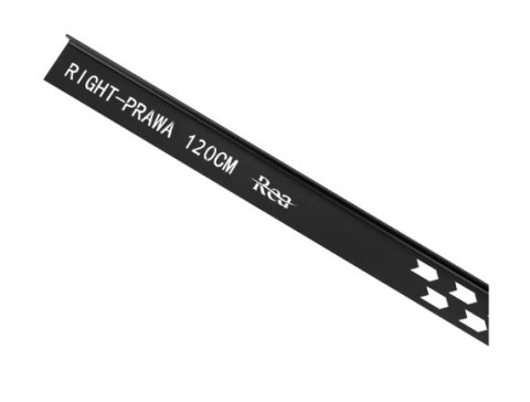 LISTWA SPADKOWA CZARNA 120 cm PRAWA