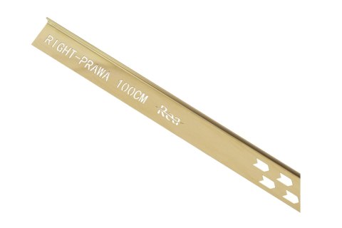 LISTWA SPADKOWA ZŁOTA SZCZOTKOWANA 100 cm PRAWA