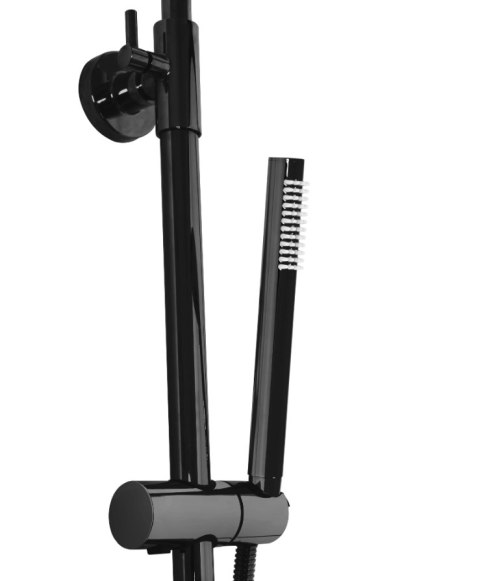 ZESTAW NATRYS-WANNOWY LUNGO CZARNY METALICZNY TERM