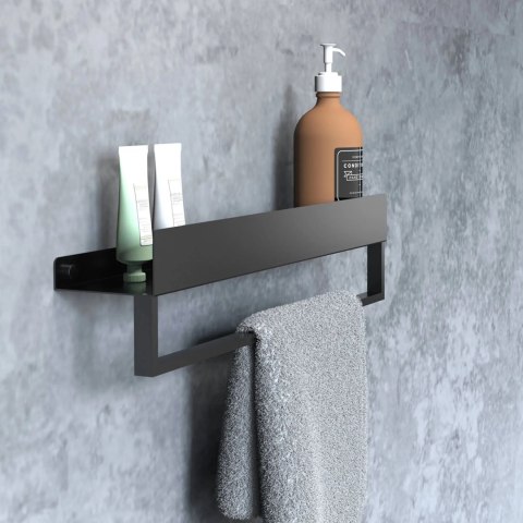 PÓŁKA ŁAZIENKOWA SF01-600-B BLACK