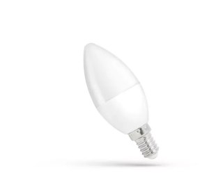 ŻARÓWKA LED ŚWIECOWA E-14 230V 8W CW WOJ+14222