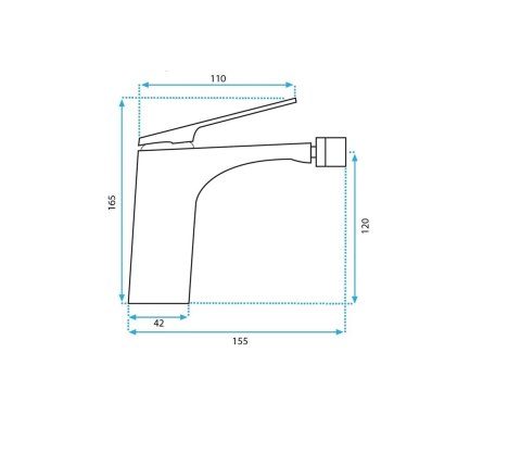 BATERIA BIDETOWA AVALON ZŁOTA