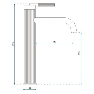 BATERIA UMYWAL JS-B348-1BG ARGON ZŁOTA SZCZ WYSOKA