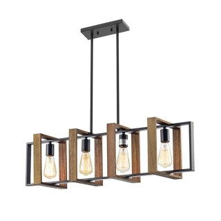 LAMPA APP1583-4CP BLACK WOOD