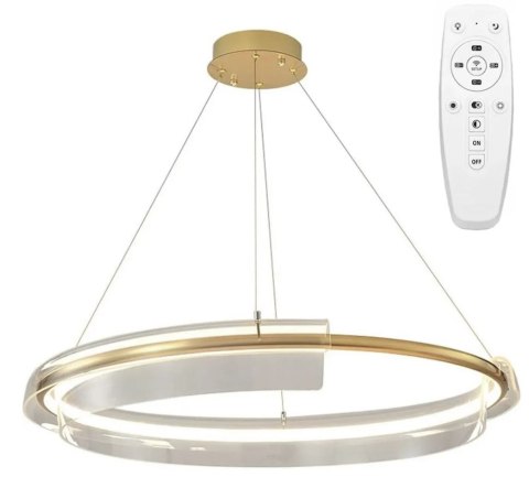LAMPA APP1672-CP GOLD TRANSPARENT
