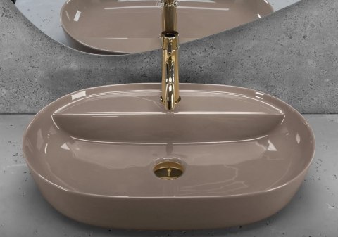 UMYWALKA AURA 61 BEIGE SHINY - NABLATOWA