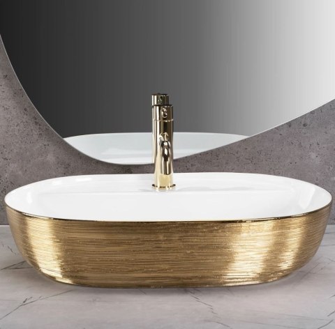 UMYWALKA AURA 61 BRUSH GOLD/WHITE - NABLATOWA