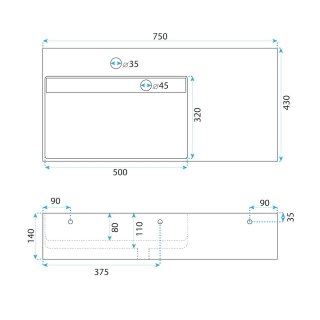 UMYWALKA KONGLOMERATOWA ARCHI 75 - NABLATOWA