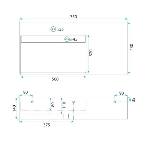 UMYWALKA KONGLOMERATOWA ARCHI 75 - NABLATOWA