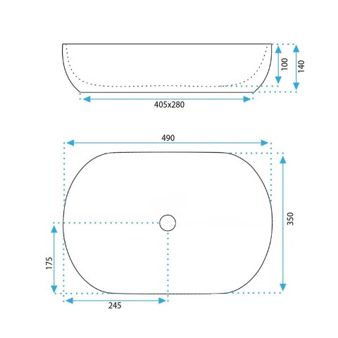 UMYWALKA LISA BEIGE SHINY - NABLATOWA