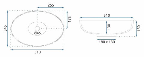 UMYWALKA NICOLE TRANSPARENT - NABLATOWA