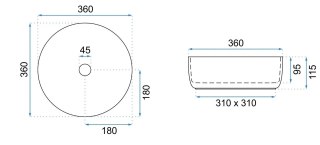 UMYWALKA SAMI L.BLUE SHINY - NABLATOWA