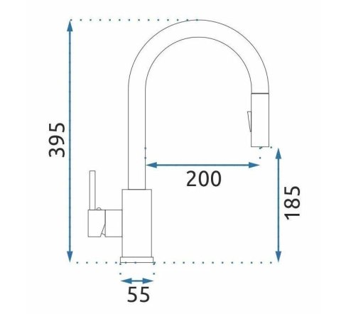 BATERIA KUCHENNA FRESH MIEDŹ SZCZOTKOWANA