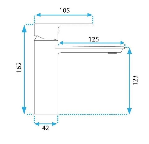 BATERIA UMYWALK MY2102-2GG VENETA ZŁOTA SZCZ NISKA
