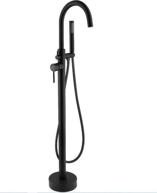 BATERIA WANNOWA PODŁOGOWA LUNGO CZARNA