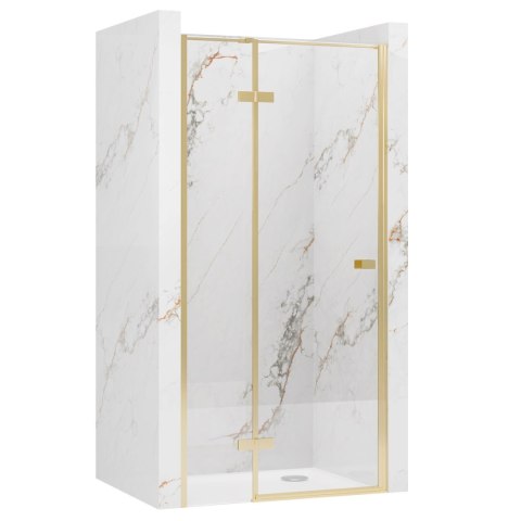 DRZWI PRYSZNICOWE ATLAS BRUSH GOLD 80 L