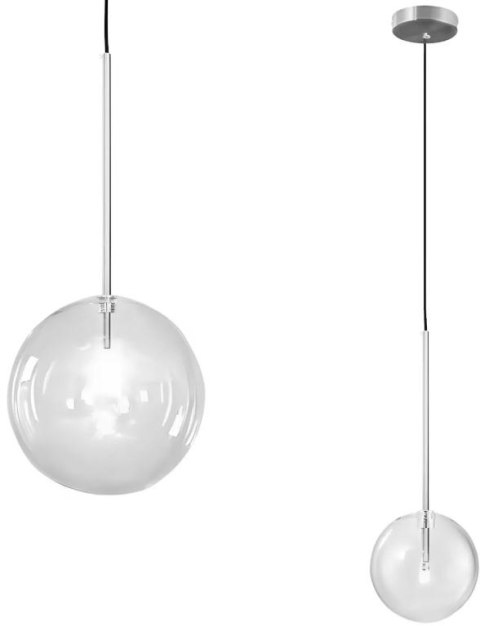 LAMPA APP1684-1CP 20CM CHROME
