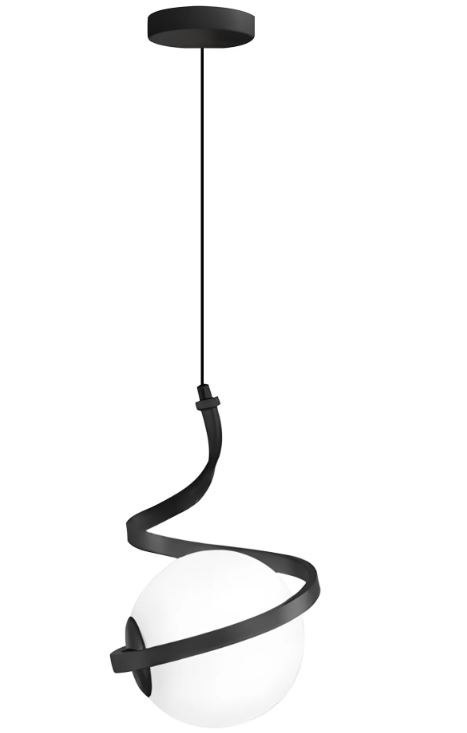 LAMPA APP1732-1CP BLACK CHROME