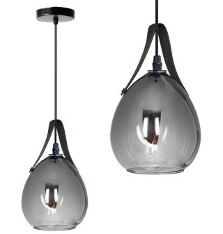 LAMPA APP1774-1CP BLACK GREY