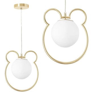 LAMPA G105-1W GOLD WHITE