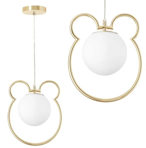 LAMPA G105-1W GOLD WHITE