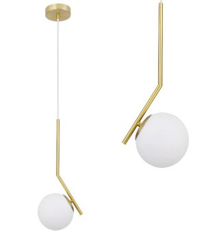 LAMPA G106-1W GOLD WHITE