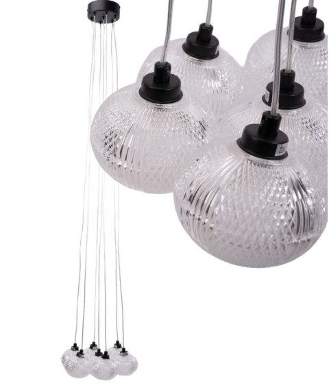 LAMPA MS020-7CP BLACK