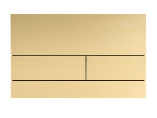 PRZYCISK DO STELAŻA PODTYNKOWEG T STEEL BRUSH GOLD