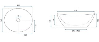 UMYWALKA SOFIA ASH MATT - NABLATOWA