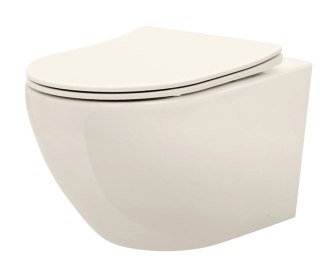 WC - CARLO MINI RIMLESS ECRU