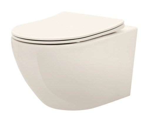 WC - CARLO MINI RIMLESS ECRU