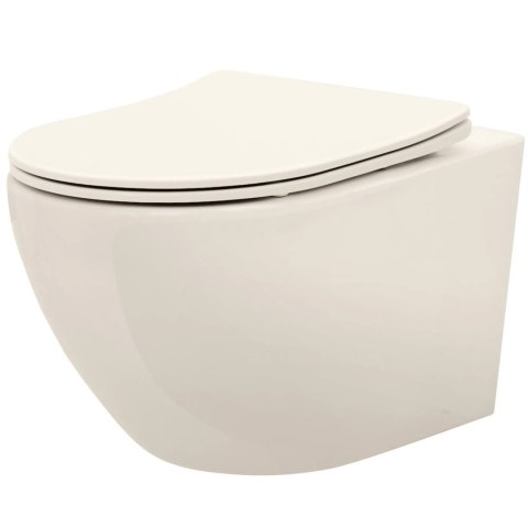 WC - CARLO MINI RIMLESS ECRU