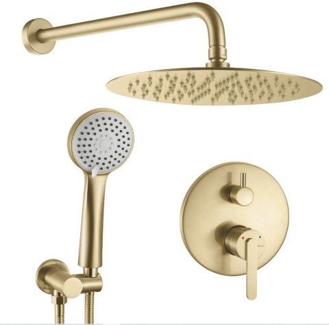 ZESTAW NATRYSKOWY POD JS-1180BG ONTARIO ZŁOTY SZCZ