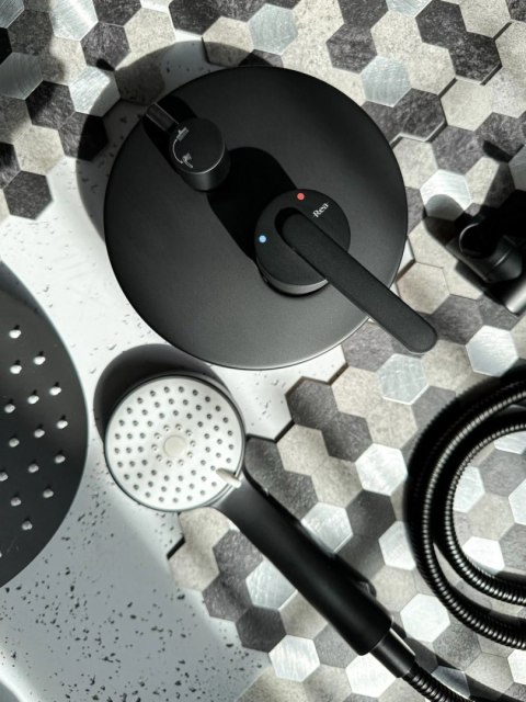 ZESTAW NATRYSKOWY PODTYNKO JS-1180B ONTARIO CZARNY