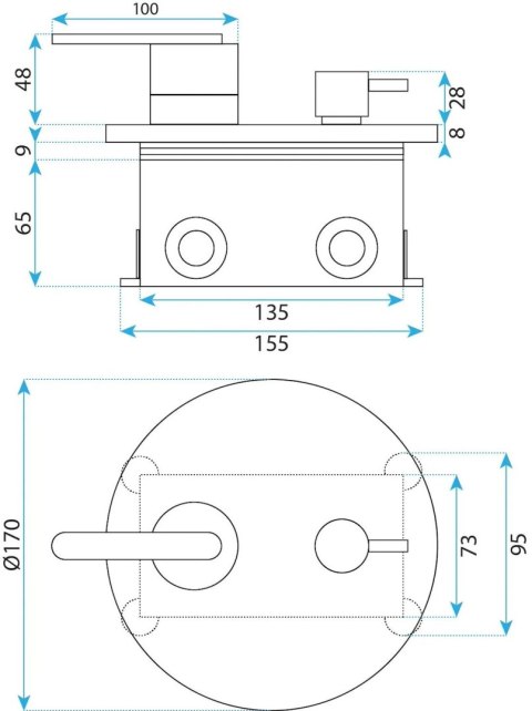 ZESTAW NATRYSKOWY PODTYNKO JS-1180B ONTARIO CZARNY