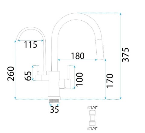 BATERIA KUCHENNA ECO FRESH ZŁOTA