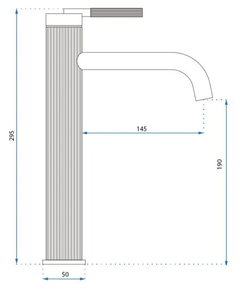 BATERIA UMYWALKOW JS-B348-1BRG ARGON MIEDŹ SZCZ WY