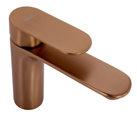 BATERIA UMYWALKOWA DROP MIEDŹ SZCZOTKOWANA NISKA