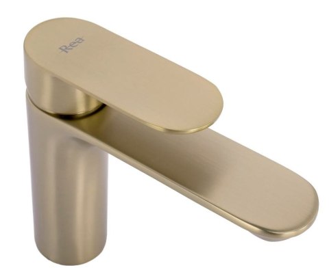 BATERIA UMYWALKOWA DROP ZŁOTA SZCZOTKOWANA NISKA