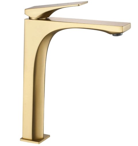 BATERIA UMYWALKOWA JOE ZŁOTA SZCZOTKOWANA WYSOKA