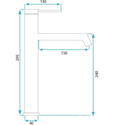 BATERIA UMYWALKOWA JS-B310-1BRG FOSS MIEDŹ SZCZ WY