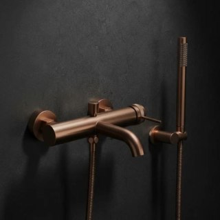 BATERIA WANNOWA LUNGO GRIP MIEDŹ SZCZOTKOWANA