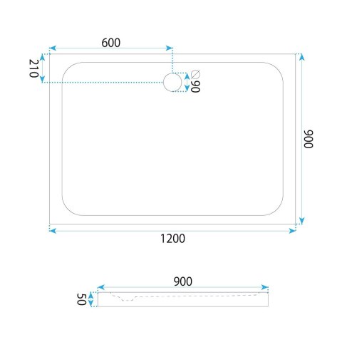 BRODZIK BELMOND WHITE 90x90