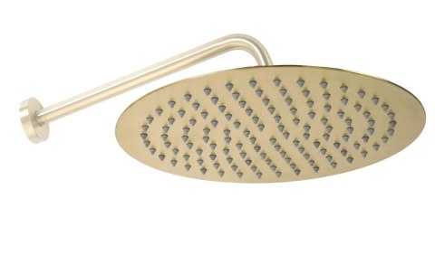 DESZCZOWNICA OKRĄGŁA ZŁOTA SZCZOTKOWANA