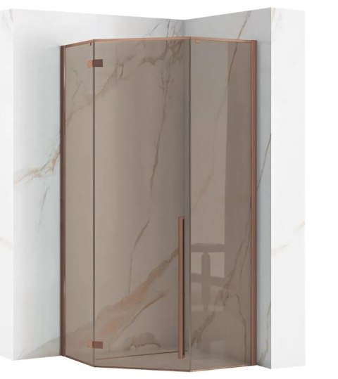 KABINA DIAMOND BROWN/BRUSH COPPER 90x90