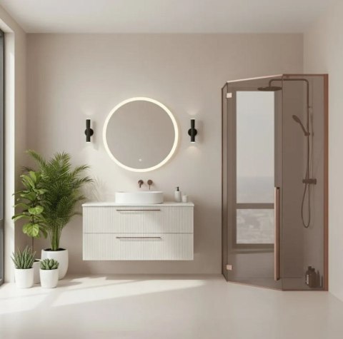 KABINA DIAMOND BROWN/BRUSH COPPER 90x90