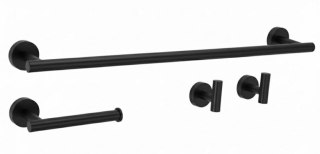 KOMPLET WIESZAKÓW ŁAZIENKOWYCH ARI BLACK