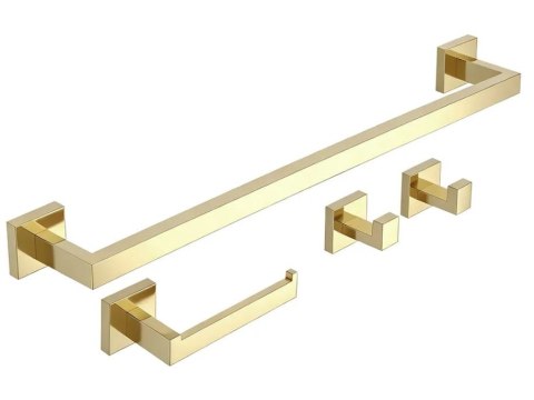 KOMPLET WIESZAKÓW ŁAZIENKOWYCH RIO GOLD